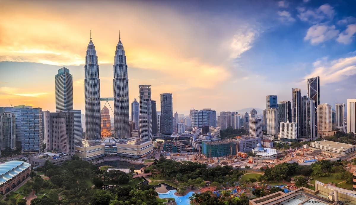 Image of Malaysia and skyscrapers  
