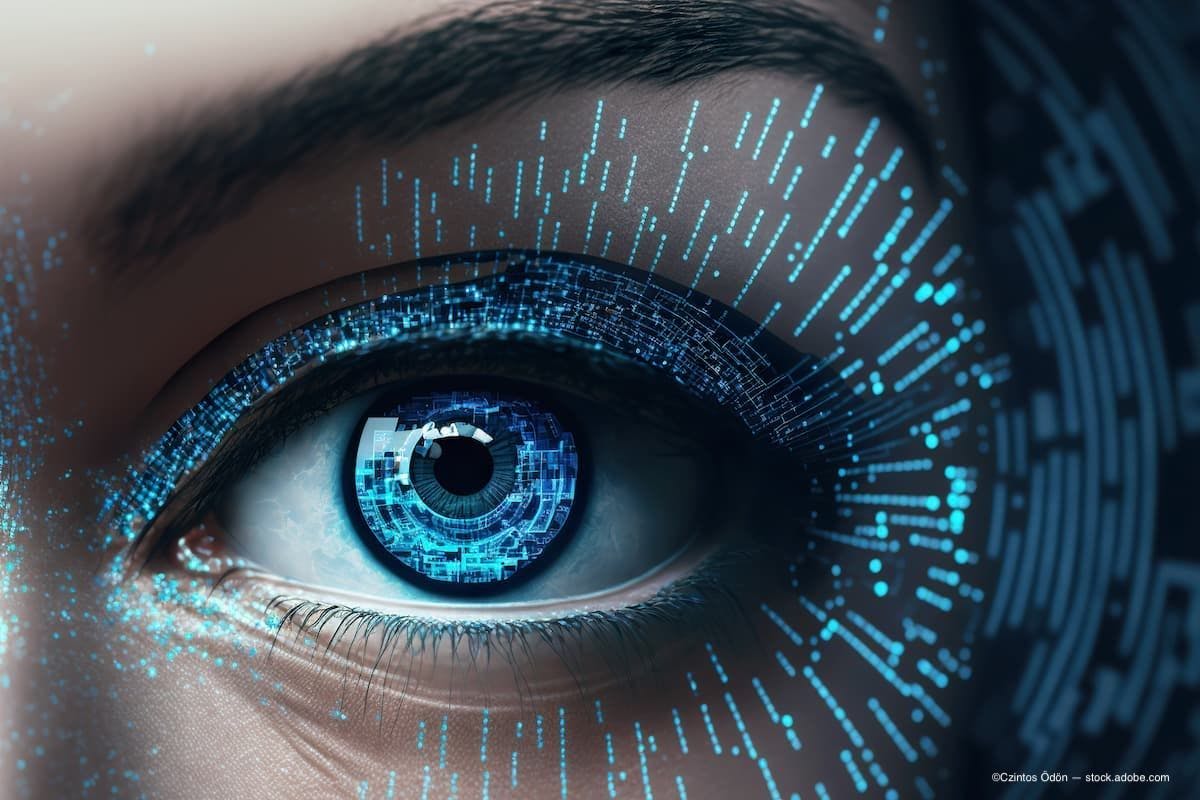 An artificial intelligence scan of the eye. (Image Credit: AdobeStock/Czintos Ödön)