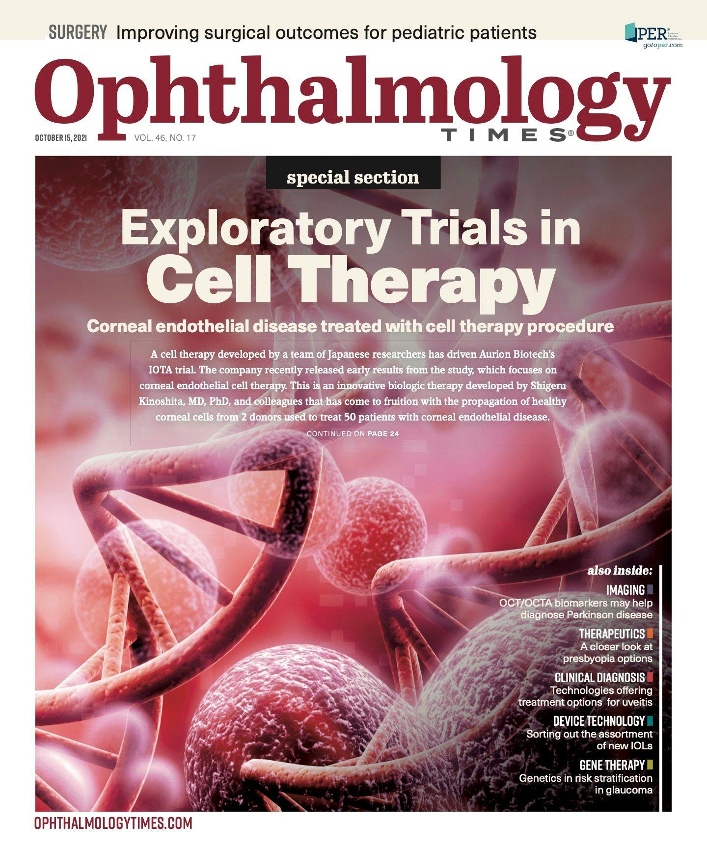 Ophthalmology Times: October 15, 2021