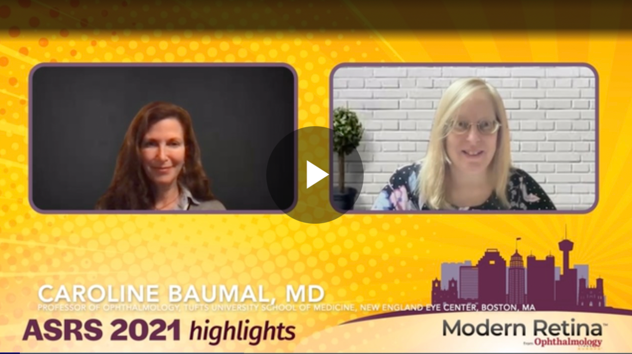 Caroline Baumal, MD, highlights results from the Phase 3 YOSEMITE and RHINE trials, providing an overview of the efficacy, safety and durability of faricimab in DME. 