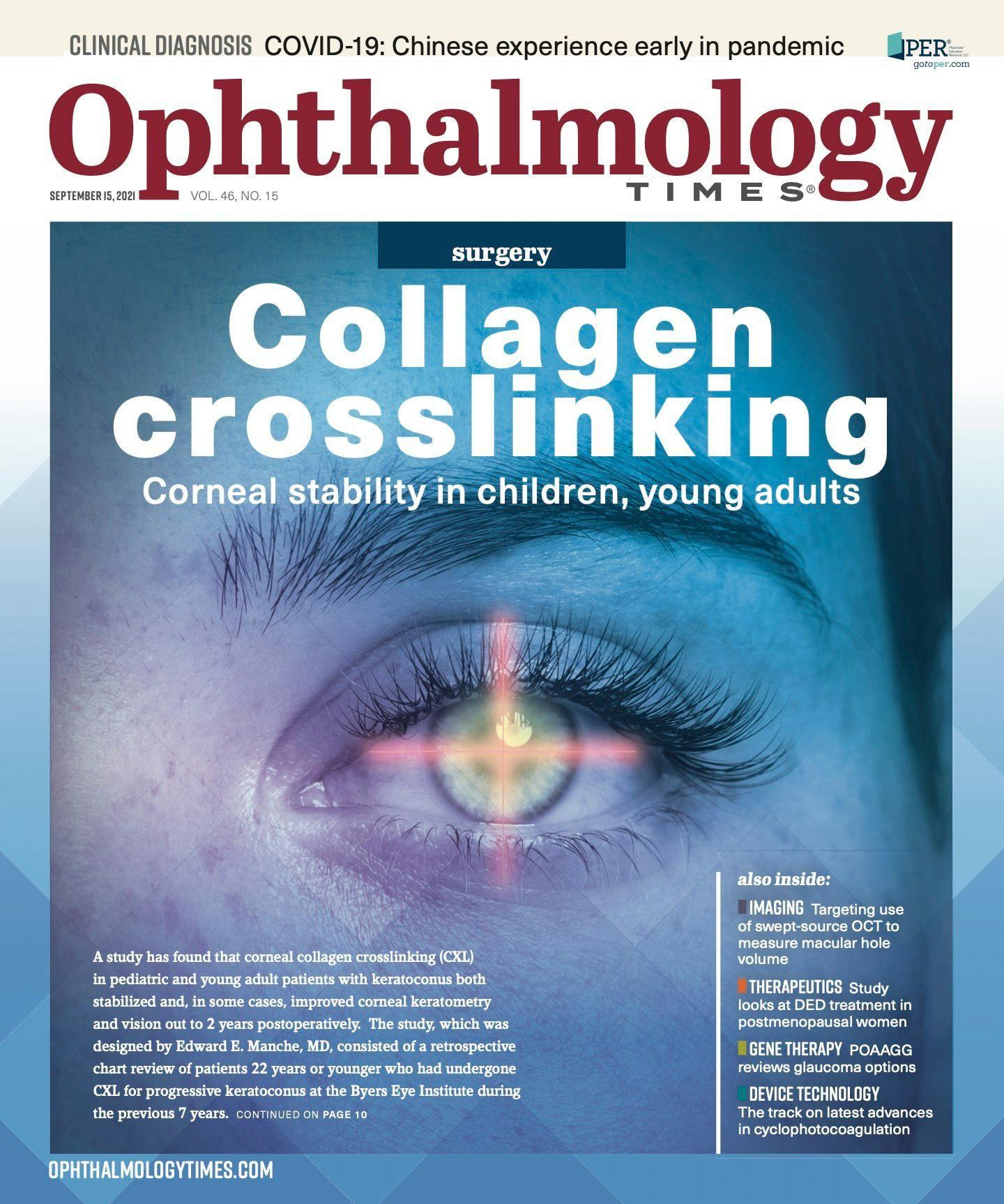 Ophthalmology Times: September 15, 2021