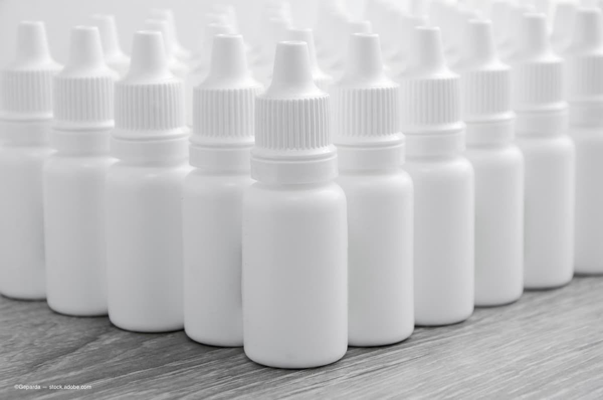an image of multiple eye drop bottles in a group. (Image Credit: AdobeStock/Geparda)