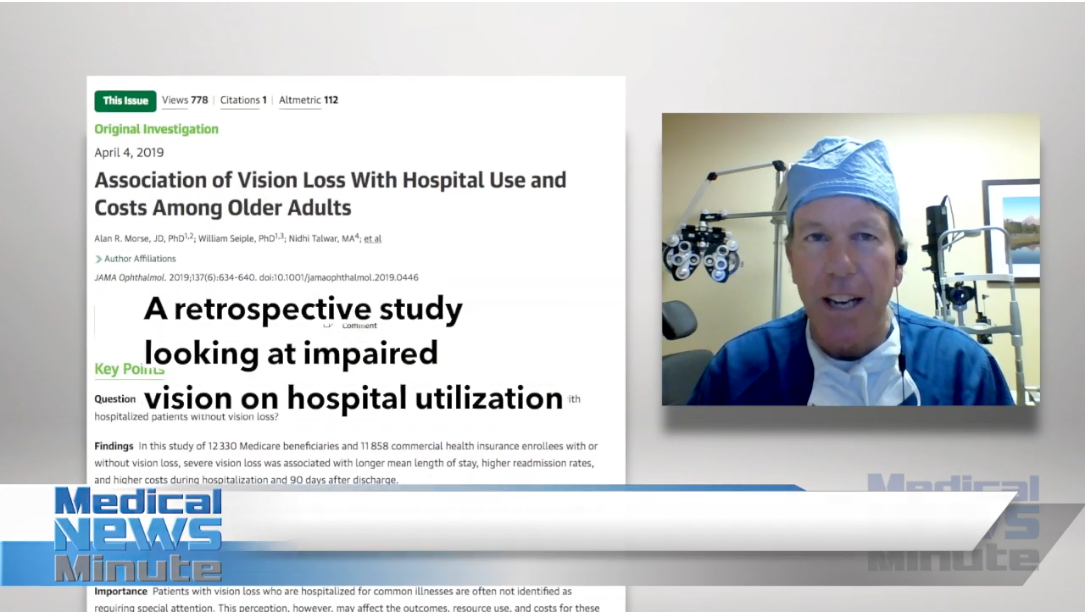 Hospital utilization and its effects on vision