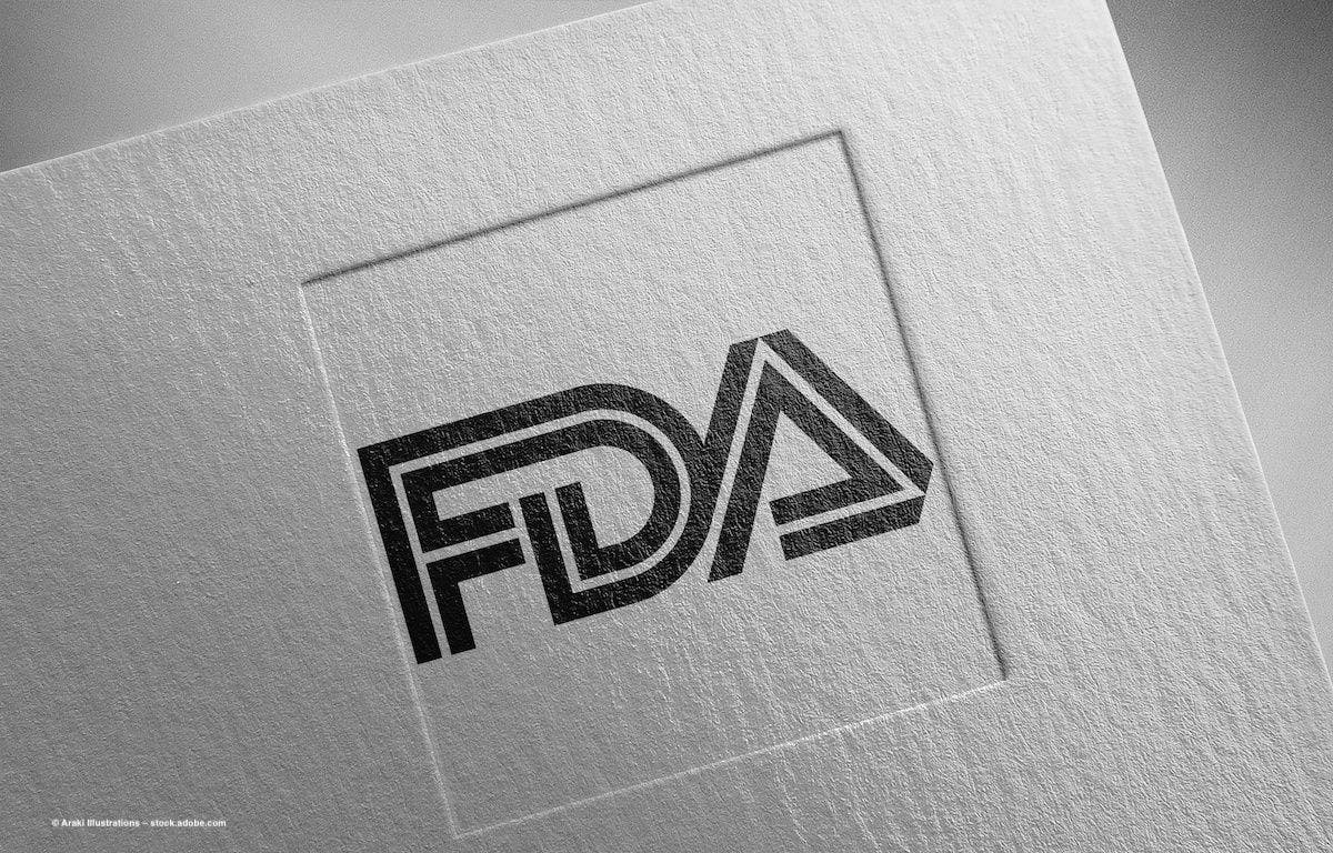 The FDA logo on embossed paper. Image credit: ©Araki Illustrations – stock.adobe.com