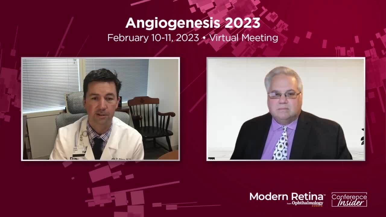 Ellipsoid zone integrity in dry AMD focus of presentation at Angiogenesis 2023