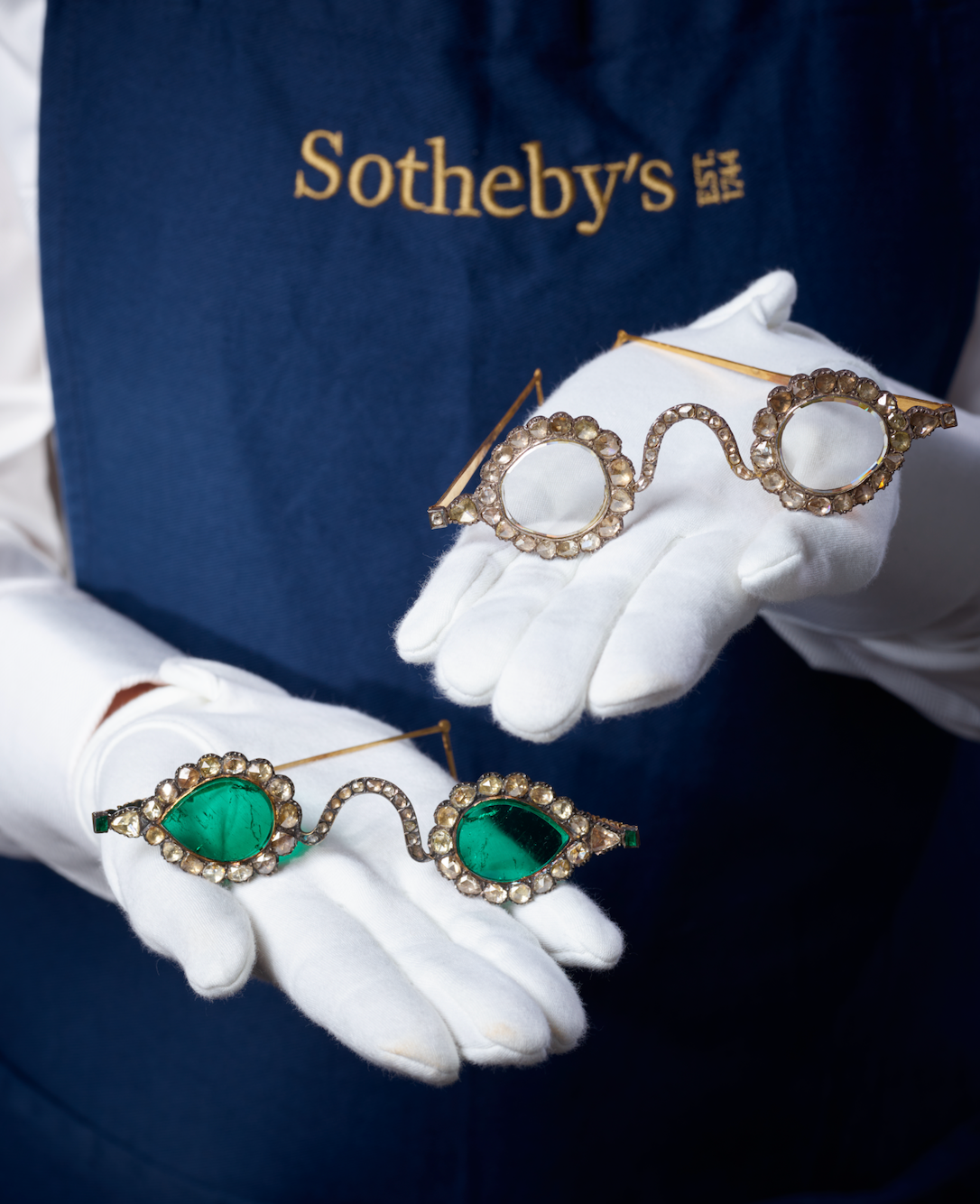 Bejeweled 17th century eyeglasses on block at Sotheby’s