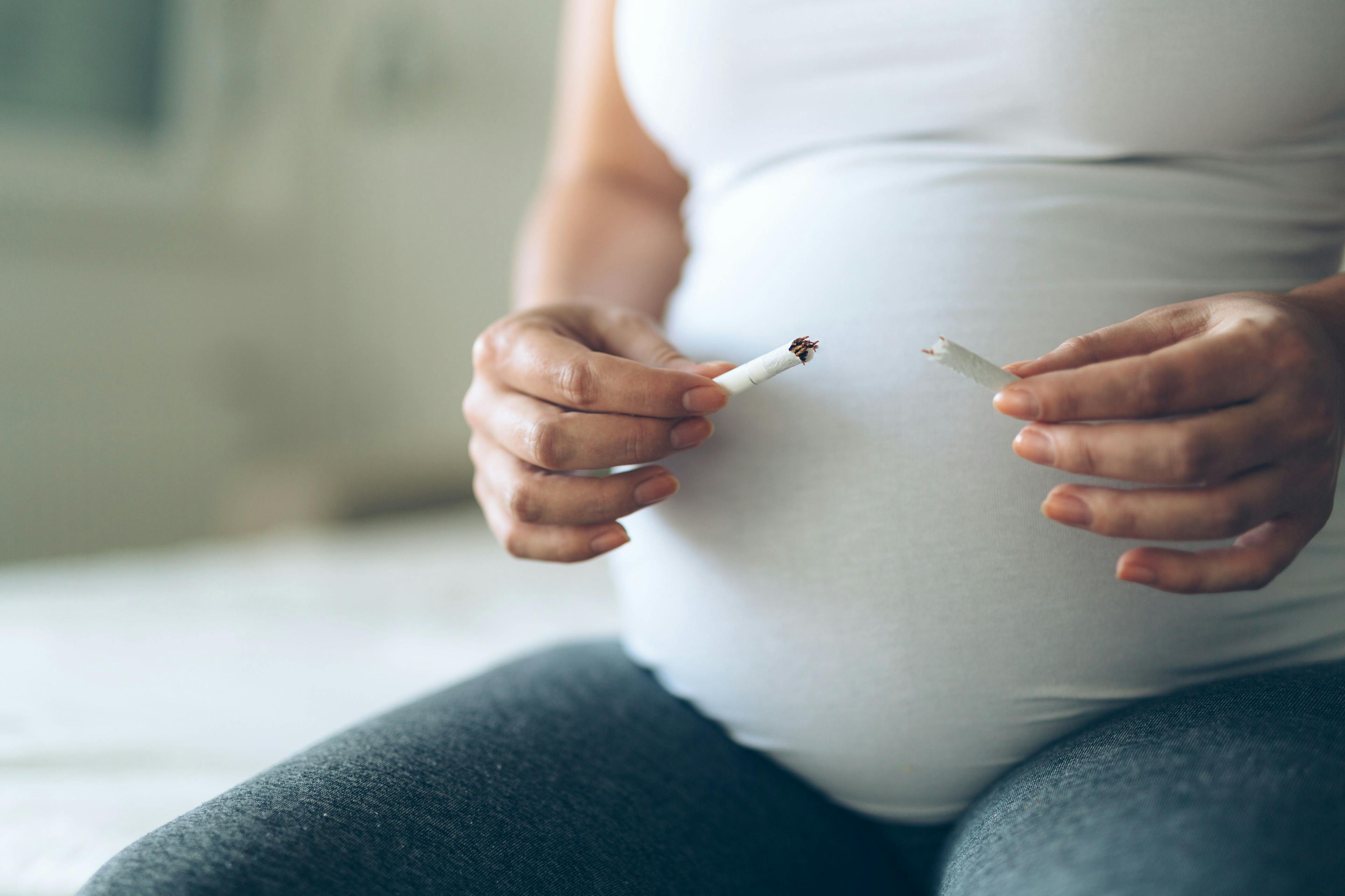 Smoking during pregnancy may be linked to retinoblastoma. (Image credit: Adobe Stock/NDABCreativity)