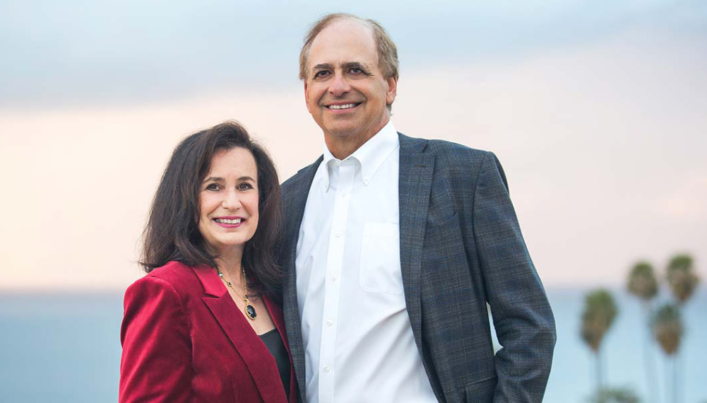 Hanna and Mark Gleiberman have committed $20 million to establish the Hanna and Mark Gleiberman Center for Glaucoma Research at UC San Diego. (Image courtesy of UC San Diego/Shannon Henry at Studio Carre Photographie)