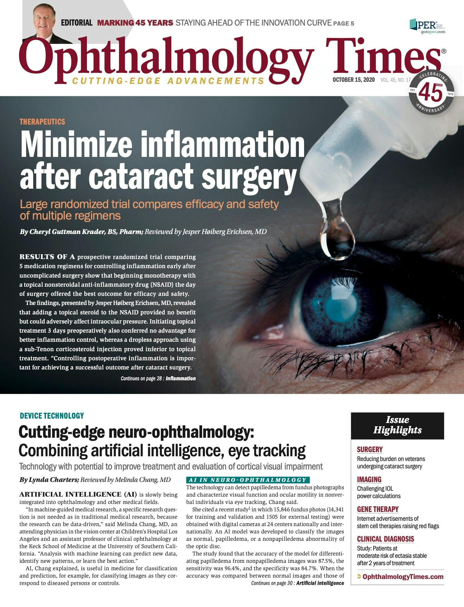 Ophthalmology Times: October 15, 2020