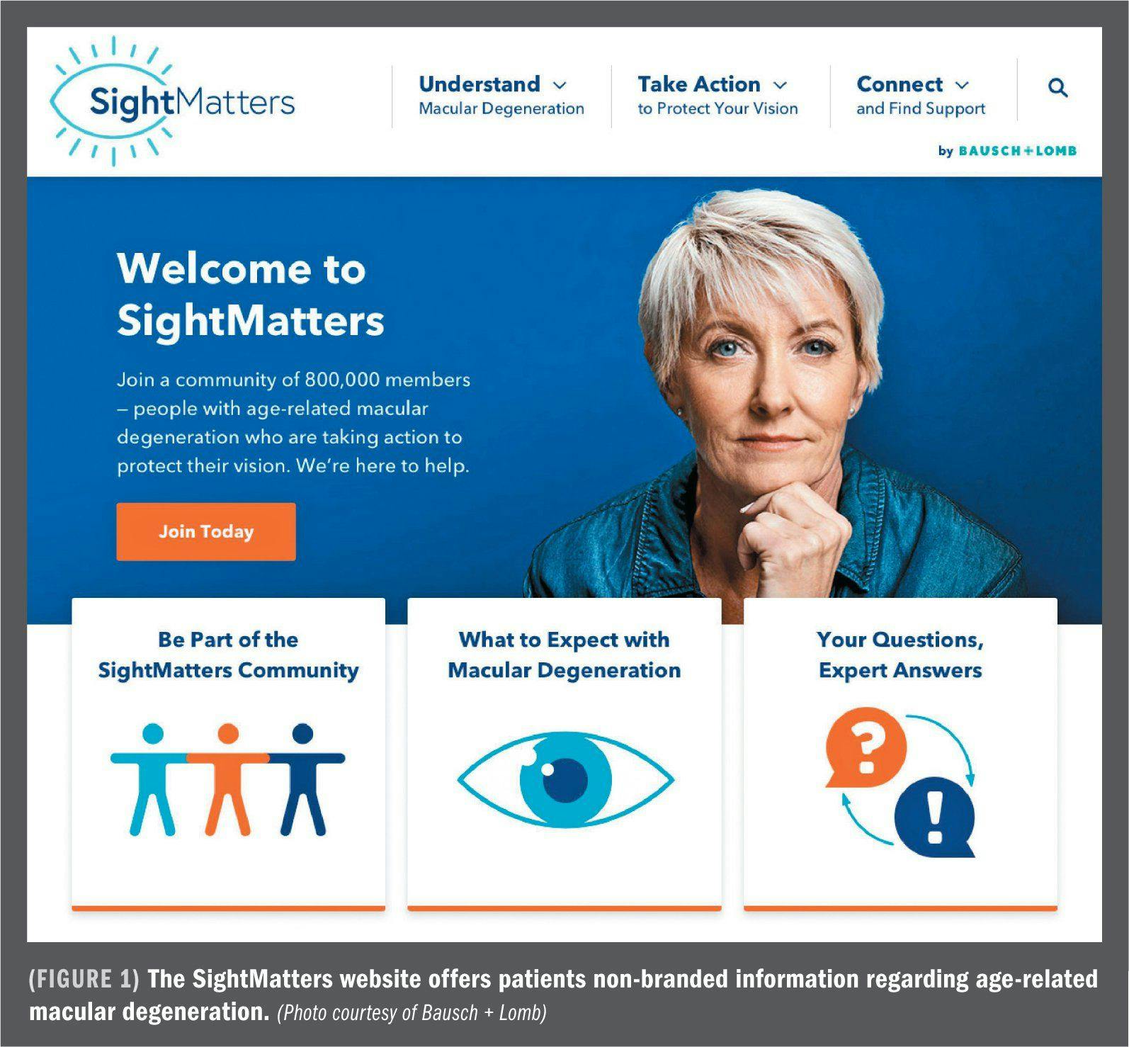 Site offering online support, education for AMD patients
