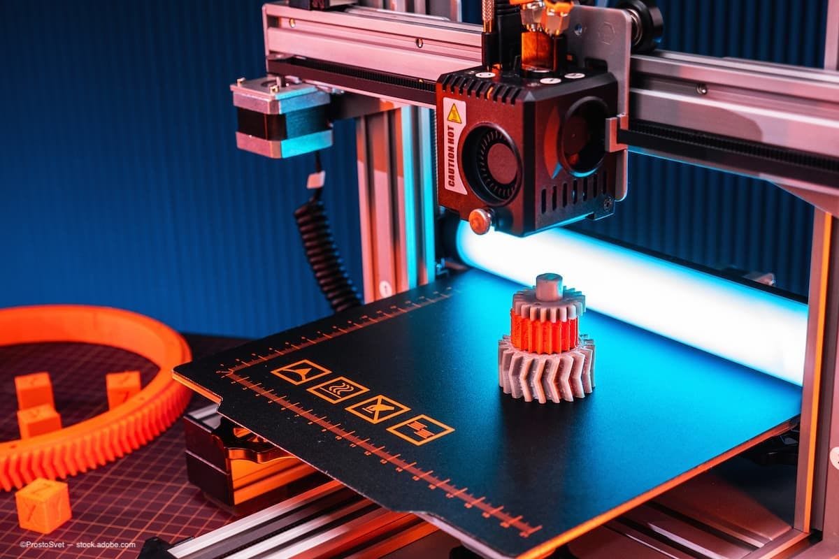a close image of a 3D printer (Image Credit: AdobeStock/ProstoSvet)