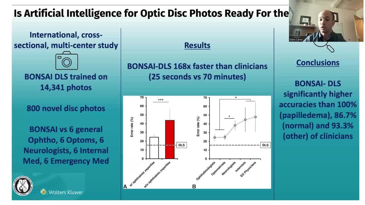 VLOG: Is artificial intelligence for optic disc photos ready for the clinic and the ER
