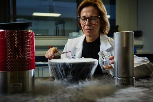 Francesca Marassi, PhD, a professor and chair of biophysics at the Medical College of Wisconsin, will lead an international team of scientists to study calcifications in diseases of aging after receiving a $13 million NIH program project grant. (Image courtesy of Medical College of Wisconsin)
