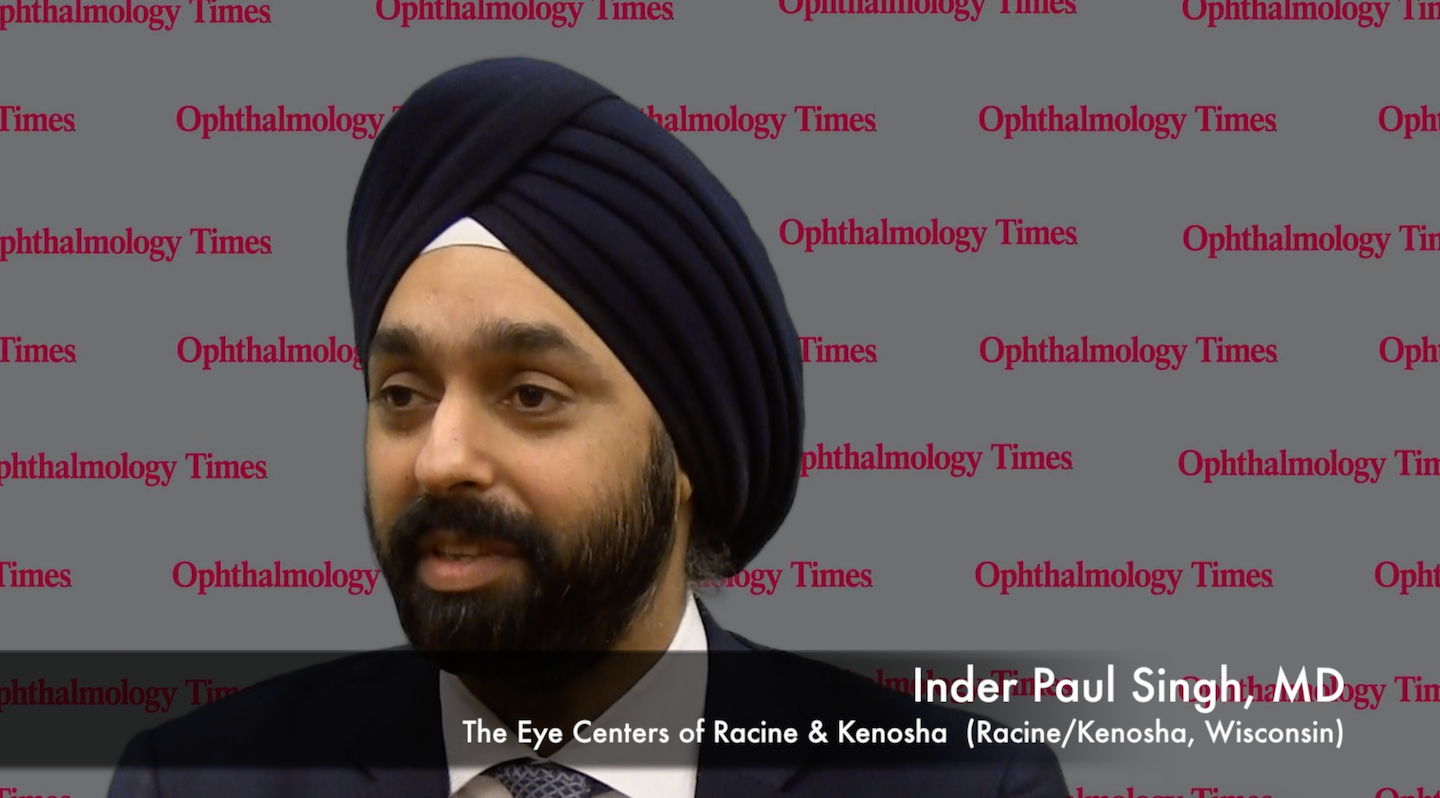 Inder Paul Singh, MD, at Glaucoma 360