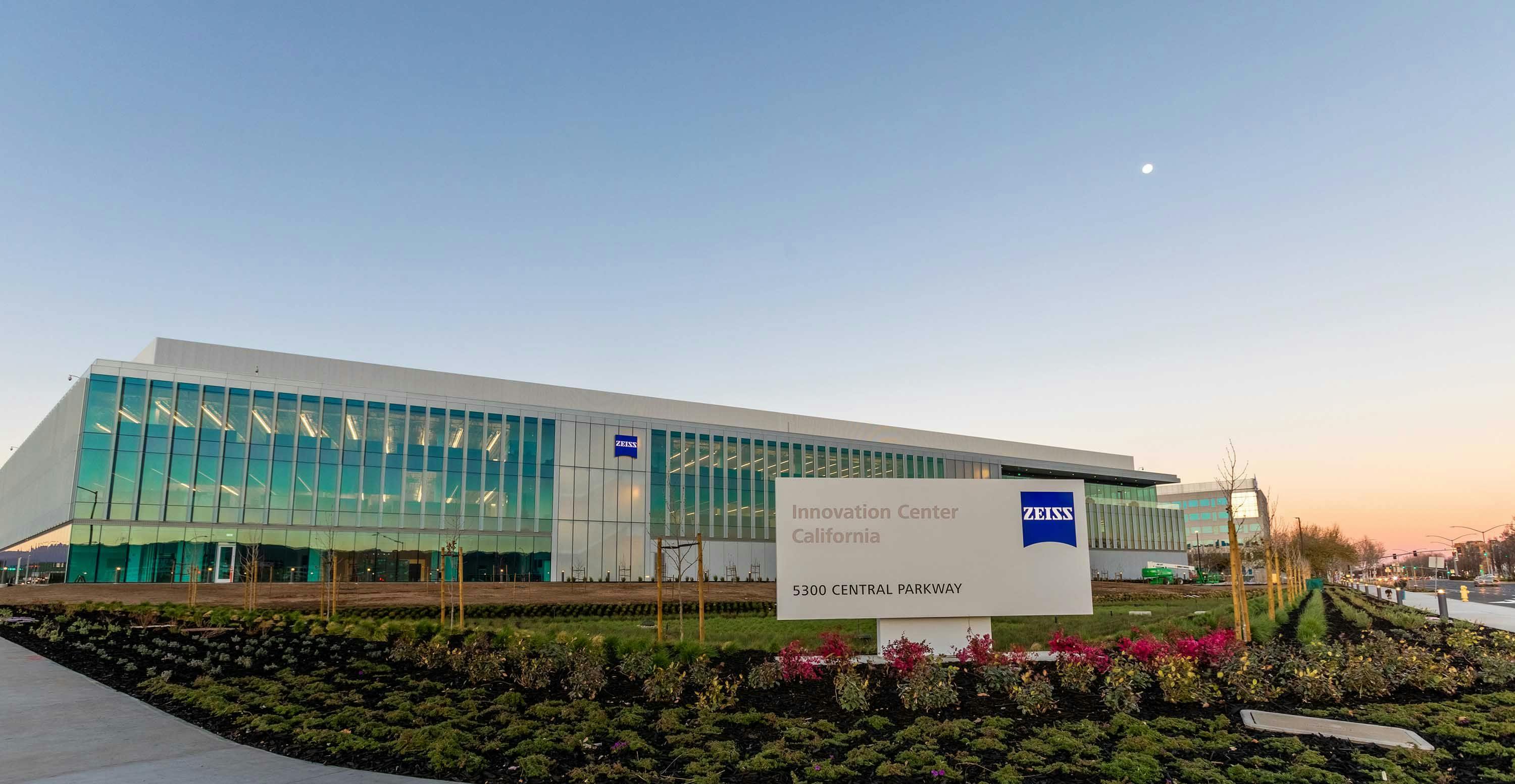 The Zeiss Innivation Ceter and company headquarters in Dublin, California. 