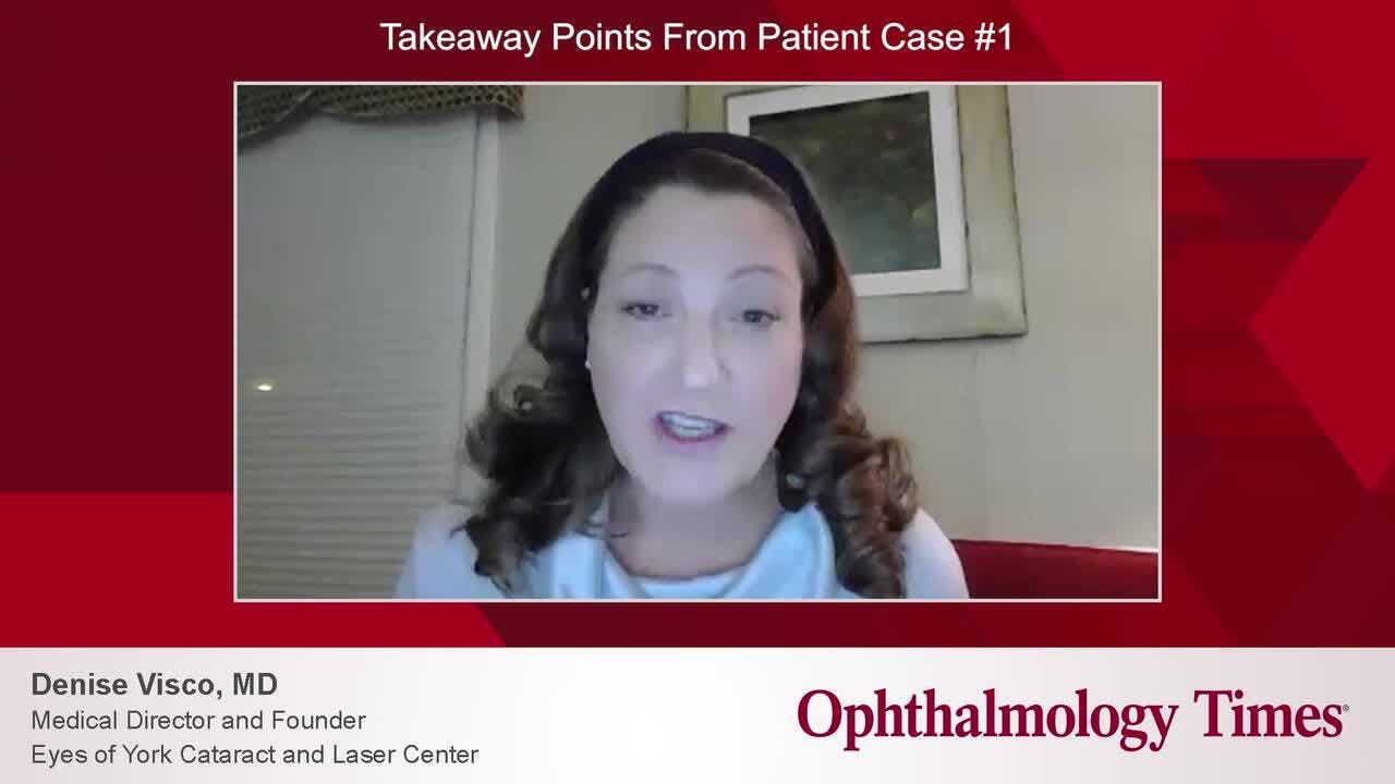 Takeaway points from patient case #1