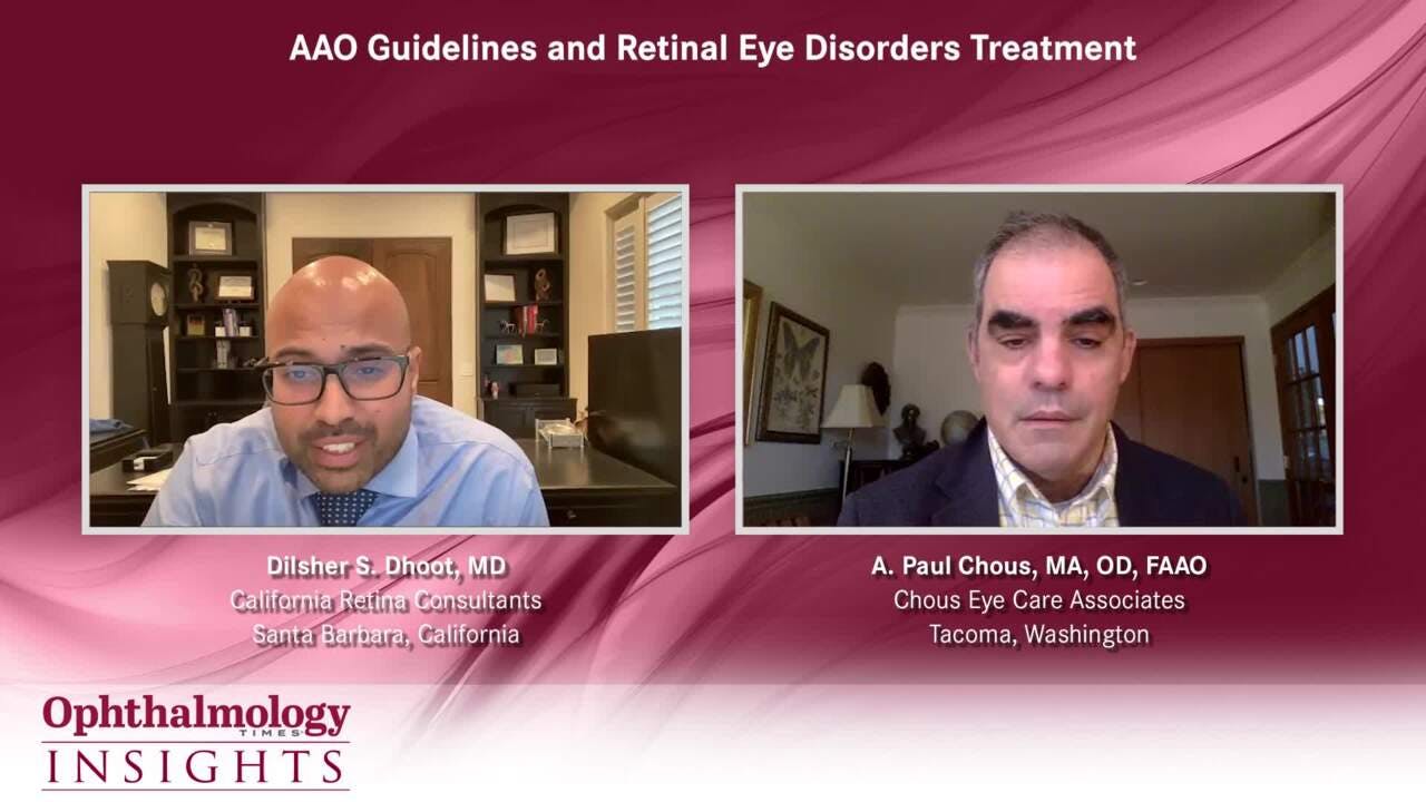 AAO Guidelines and Retinal Eye Disorder Treatment